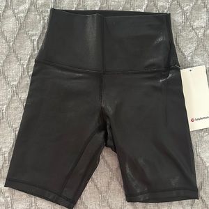 Lululemon Align HR Short 8” Shine nwt size 4